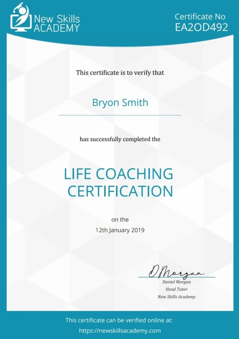 Life Coaching Certification