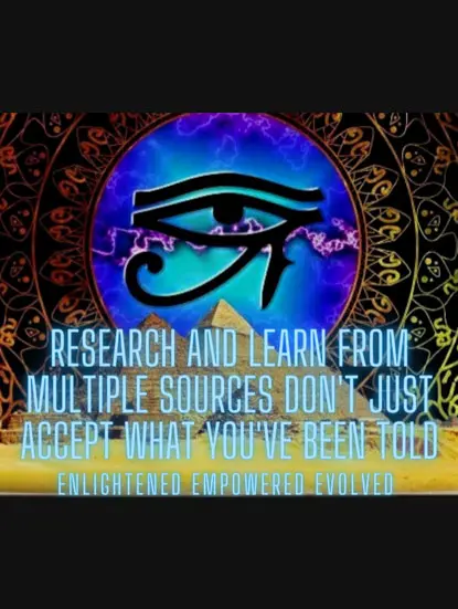 Research and learn from multiple sources don't just accept what you've been told